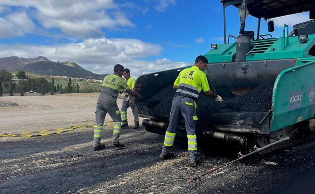 Termina la adecuación del 'parking' de La Victoria, en vísperas del primer partido