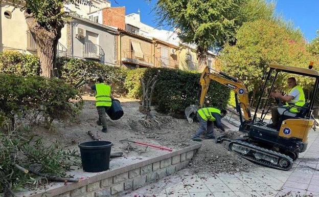 El barrio de San Felipe recuperará sus jardines con nuevas plantas y riego automático