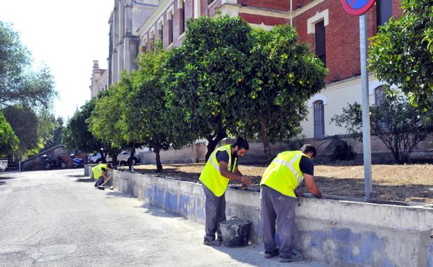 En marcha la obra en el acceso al Hospital de los Marqueses de Linares