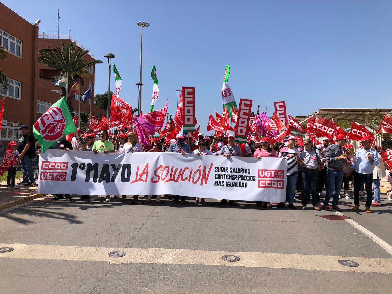 Trabajo y sanidad centran la mayor parte de las más de 450 manifestaciones convocadas en 2021 en Almería