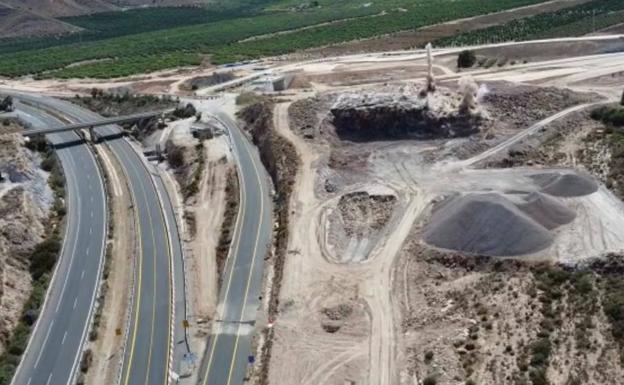El tramo La Concepción-A7 de la Autovía del Almanzora se acerca ya al 50% de ejecución