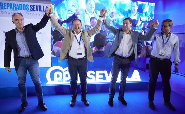 El PP de Andalucía remodela su estructura de dirección con la vista puesta en las municipales