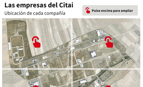 El mapa de la nueva Citai, la Ciudad Industrial y Tecnológica de Escúzar