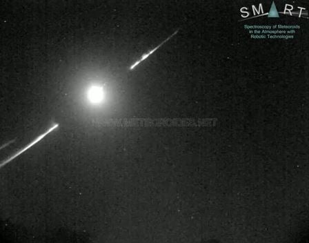 Detectada una espectacular bola de fuego desde varios puntos de Andalucía