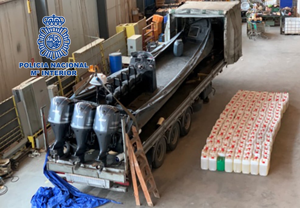 Desarticulada una red criminal que introducía droga en Europa desde Almería