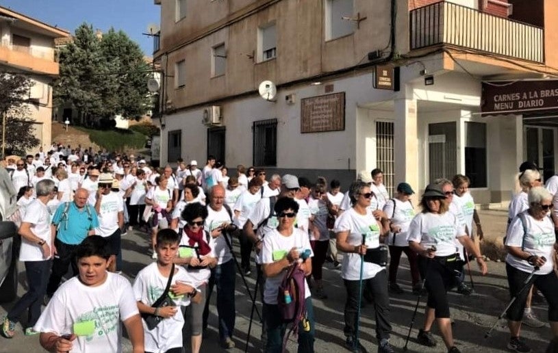 Medio millar de personas participan en la novena edición de Caminando Contra el Cáncer en Órgiva