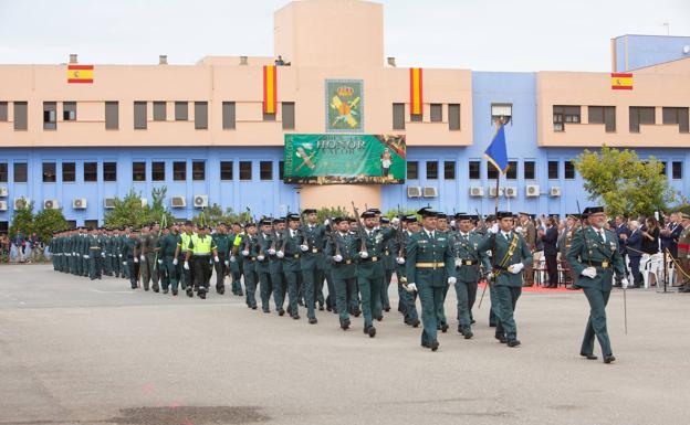 La Guardia Civil festeja a su patrona, la Virgen del Pilar