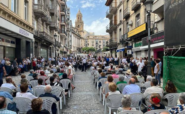 La feria también se vive en el centro de Jaén