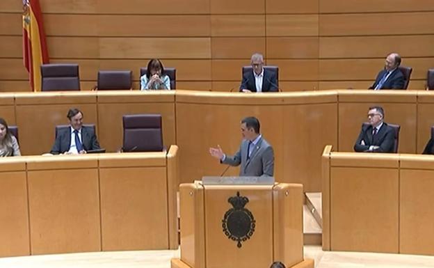 La frase de Pedro Sánchez a Rafael Hernando que ha provocado las risas en el Senado