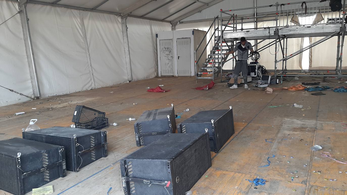 El adiós a la Feria de San Lucas, en imágenes