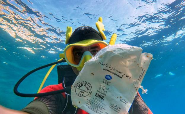 El llamativo residuo que ha aparecido en el Parque Natural del Cabo de Gata