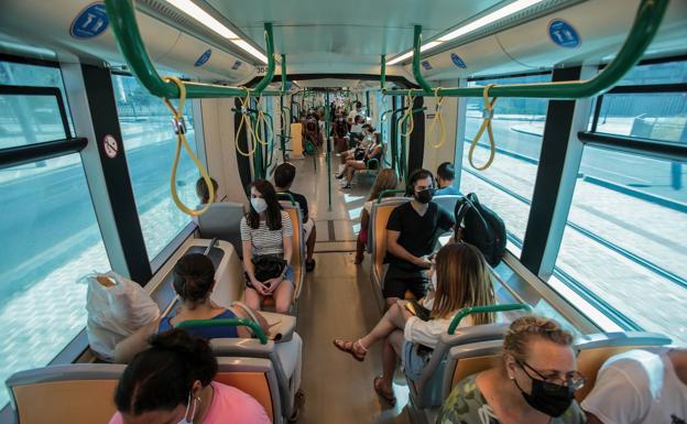 Un metro de Granada como antes de la pandemia