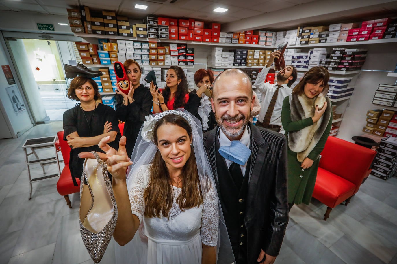 La zapatería de Granada que se convierte en teatro por un día