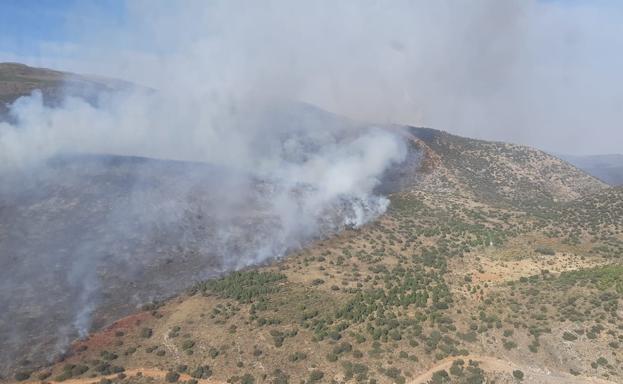 Extinguido el incendio forestal de la Sierra de Gádor