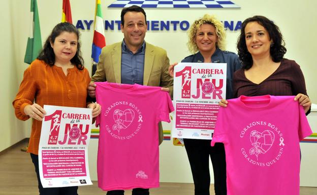 'Corazones Rosas' pone en marcha su primera Carrera de la Mujer en Linares