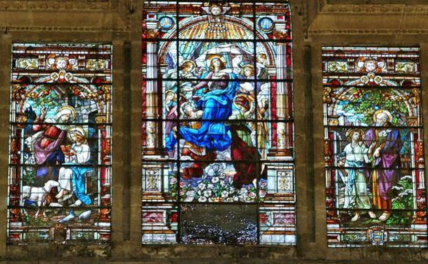 Comienza por fin la restauración de las vidrieras de la Catedral de Jaén