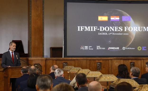 El Rey hace un llamamiento para que otros países colaboren con España y Croacia en el acelerador de partículas de Granada