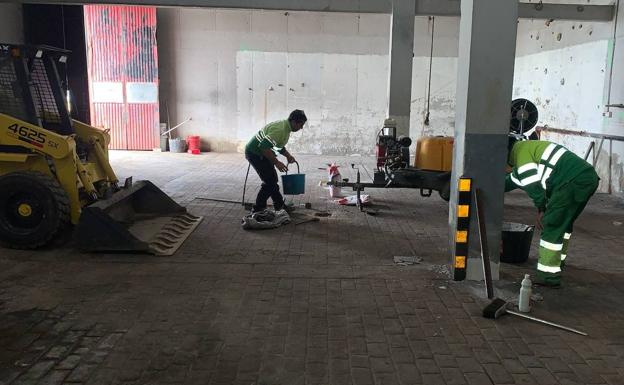 Monachil arregla el edificio del Parque de Bomberos de Sierra Nevada