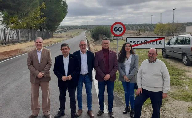 Finalizadas las obras de la carretera entre Villardompardo y Escañuela