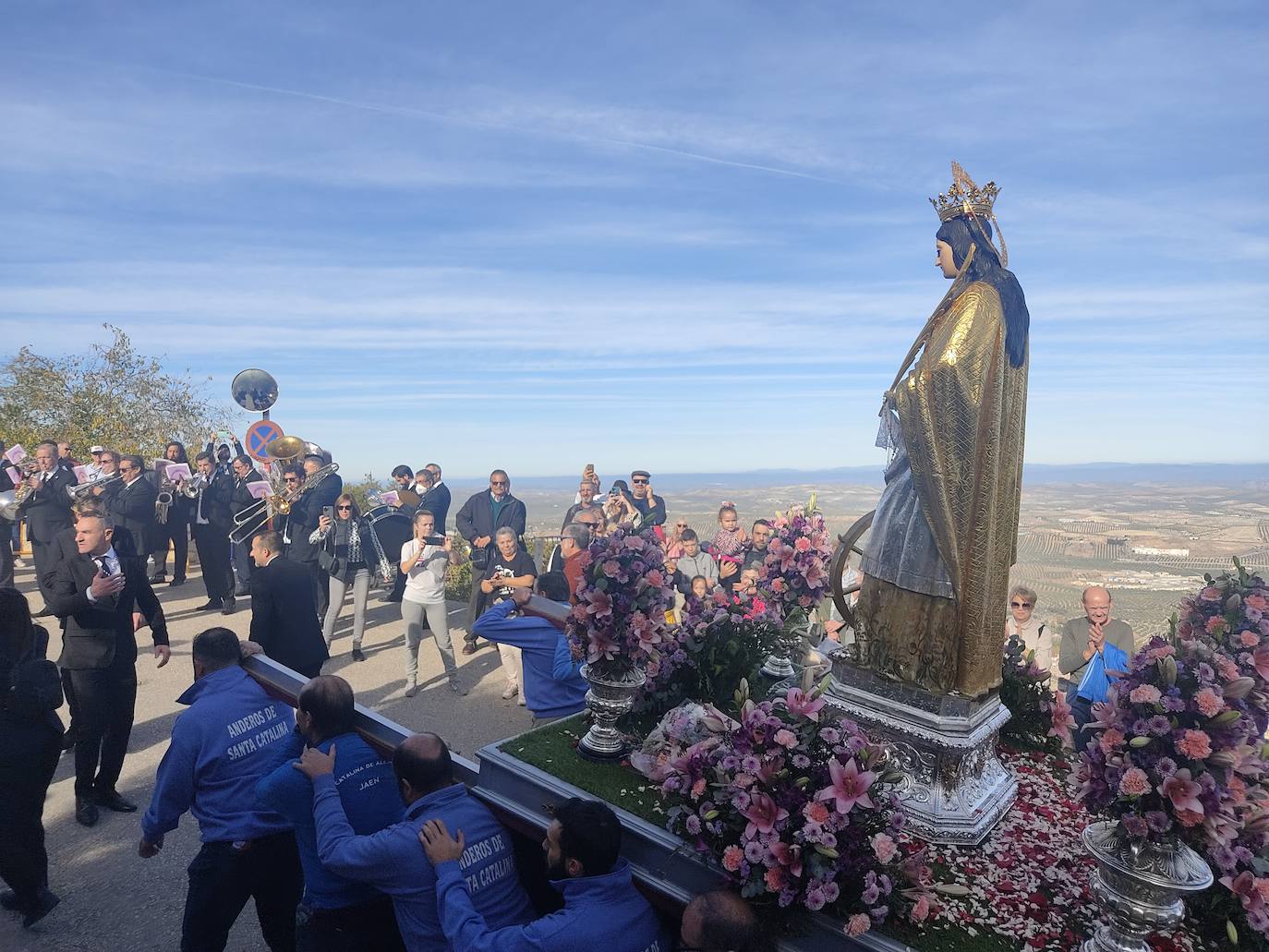 Las imágenes de la romería de Santa Catalina