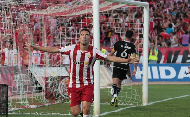 La celebración del gol en la UD Almería, de cien en cien minutos