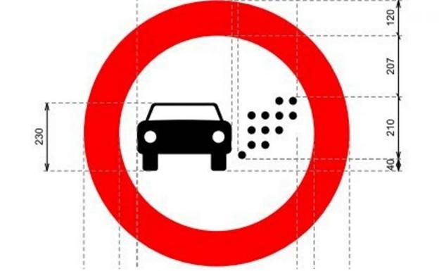 Esta es la nueva señal de la DGT que conlleva multas de hasta 200 euros