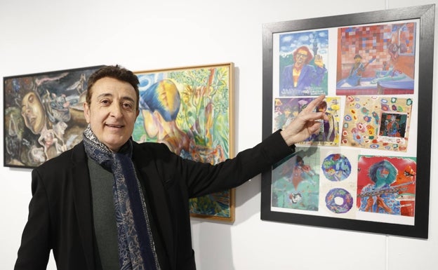 Manolo García, un artista en plenitud ante el lienzo o el pentagrama