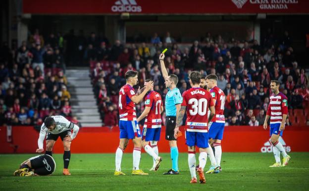 Alerta amarilla en el Granada por Rubio, Víctor Díaz y Uzuni