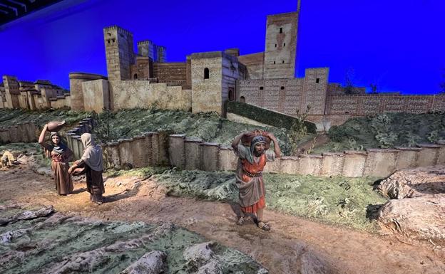 El colosal belén que calca la Alhambra y el Generalife está en Valladolid