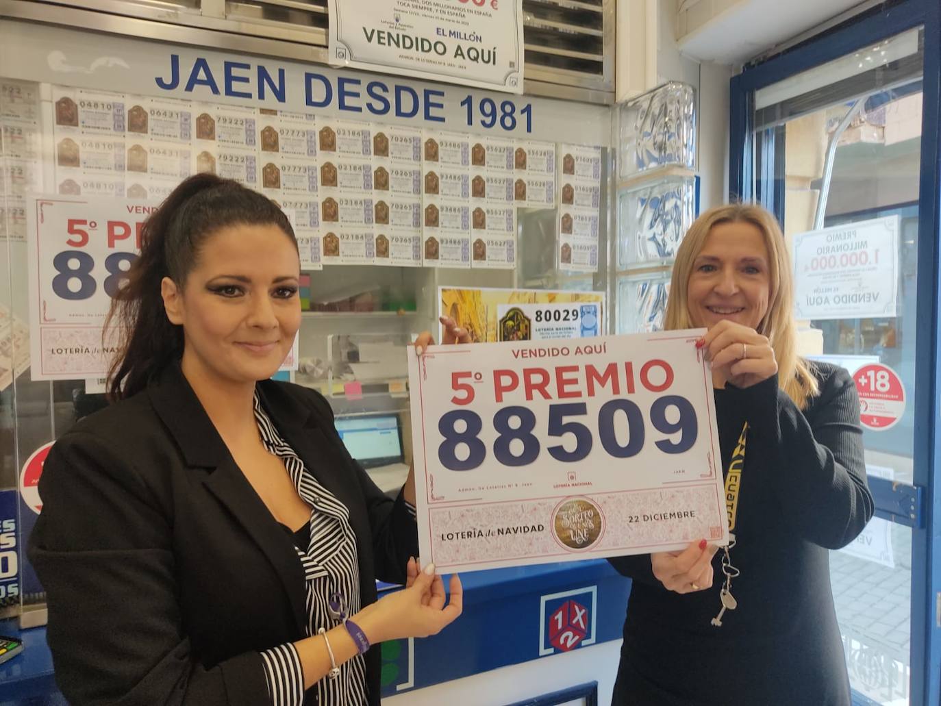 El Gordo, 05490, sonríe a Los Villares, aunque con un único décimo