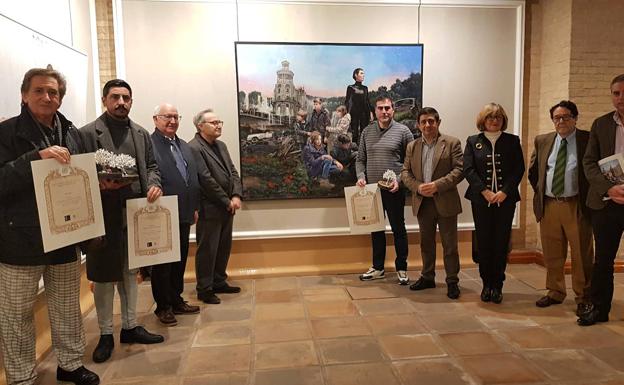 Los premios de pintura Emilio Ollero se exponen ya en la Diputación