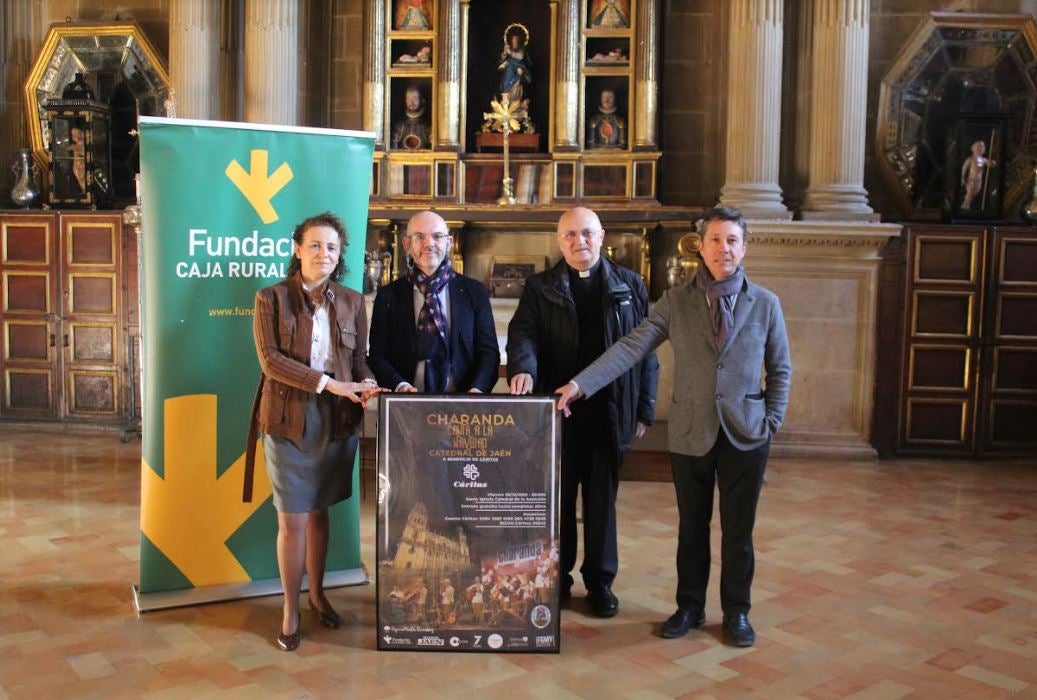 Solidaridad y música se unen en el concierto de Charanda en la Catedral de Jaén