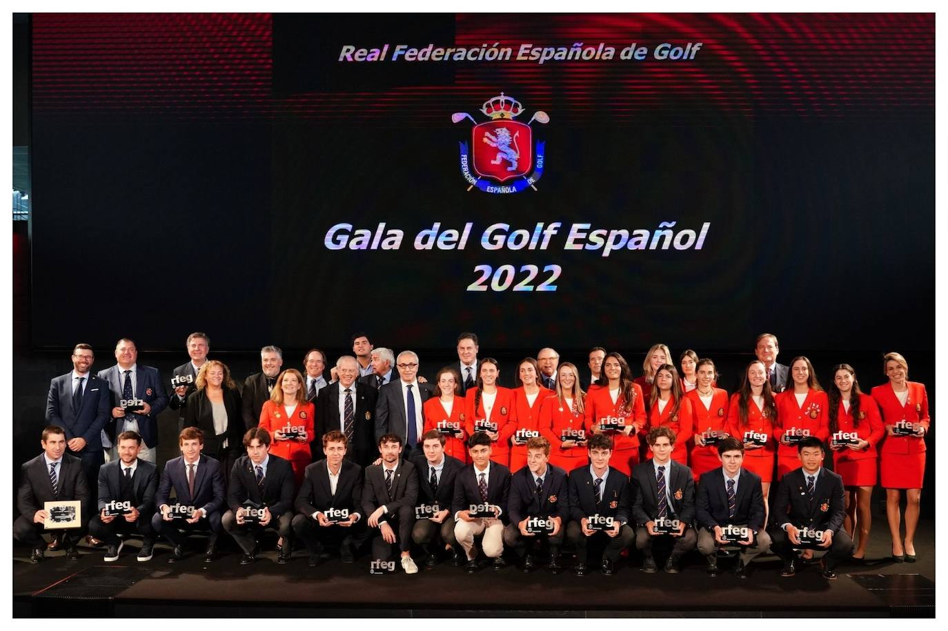 El almeriense Arian Rodríguez, premiado en la gala anual de la Real Federación Española de Golf