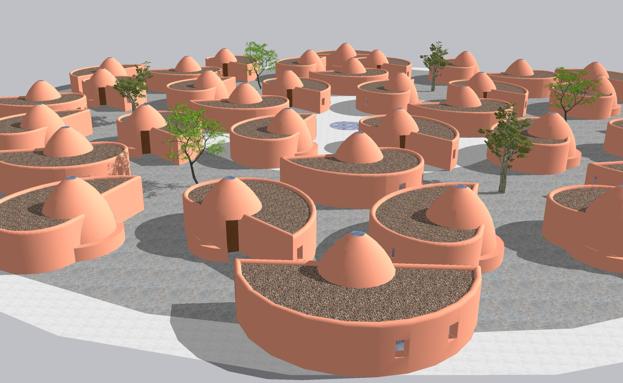 Superadobe, arma contra el chabolismo