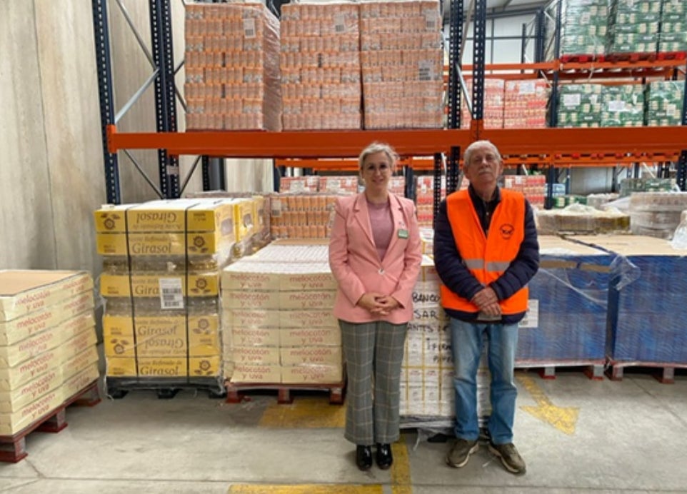 Mercadona entrega más de 3.500 kilos de productos al Banco de Alimentos de Almería