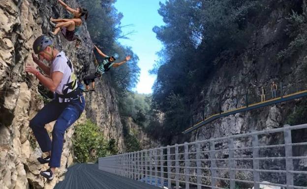 El caminito de Los Cañones