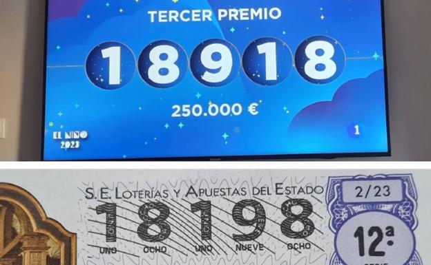 El 'casi premio' de El Niño en Huétor: «Hubiéramos repartido cerca de cuatro millones»