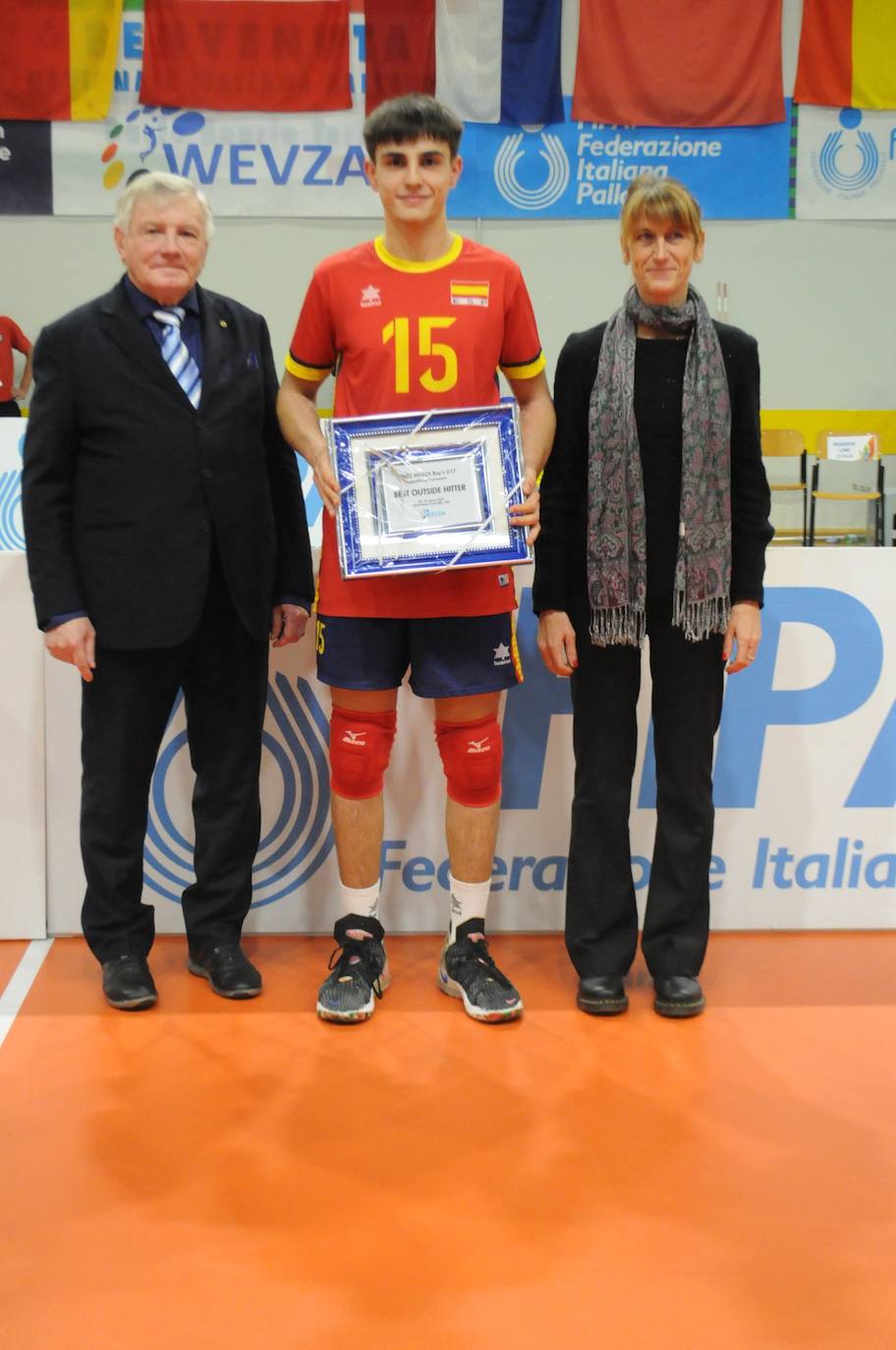 El almeriense Mario García, entre losmejores receptores del torneo WEVZA sub-17