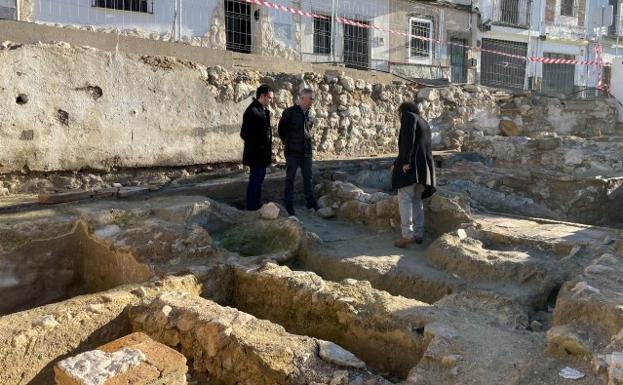 Hallados restos de una tenería de la Edad Media en Martos