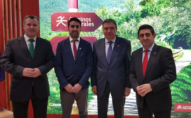 Cuatro vías verdes de la provincia se promocionan en FITUR como 'Caminos Naturales de España'