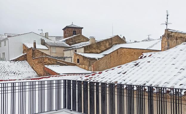 La nieve pinta de blanco las sierras de la provincia de Jaén