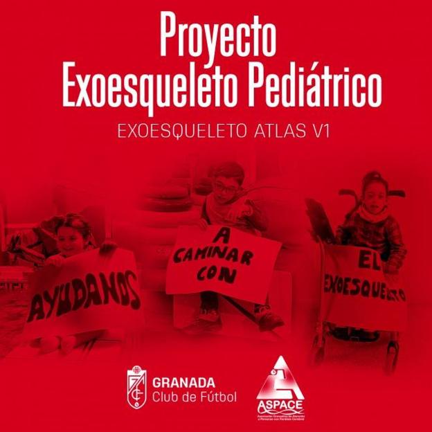 El Granada y Aspace se unen para adquirir un exoesqueleto pediátrico