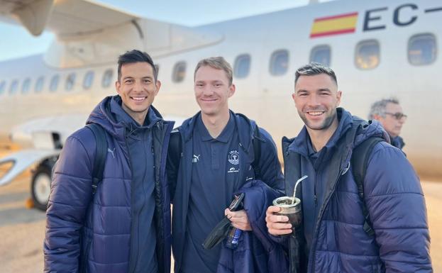 El Ibiza viaja con 23 futbolistas y entrena en la Ciudad Deportiva