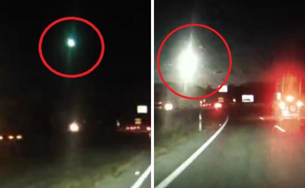 Un meteorito genera una bola de fuego de «gran luminosidad» sobre Andalucía