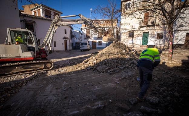 Comienzan las obras de la placeta de las Castillas en el Albaicín