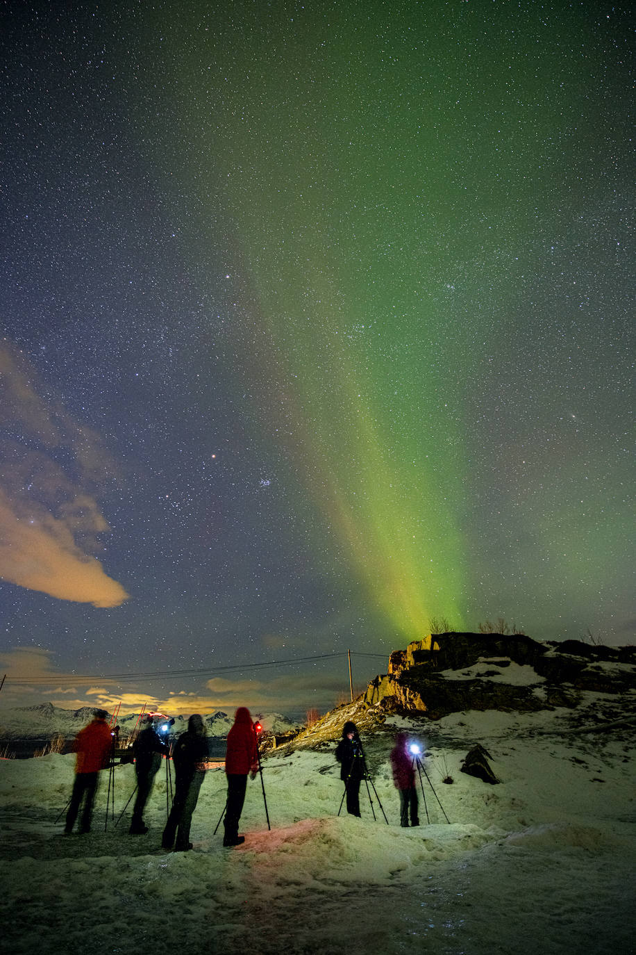 Los granadinos que cazan auroras boreales