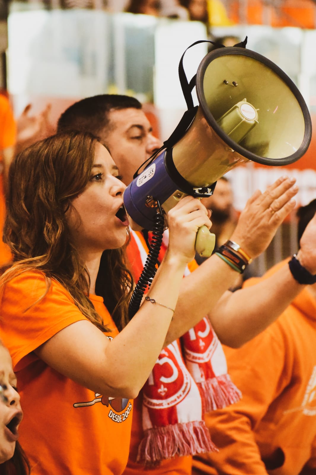 «Me da igual quedarme afónica. Presumir de Cartagena es lo importante»