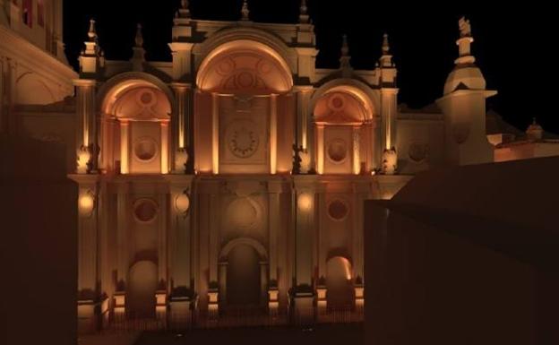 Granada renovará la iluminación artística del exterior de la Catedral