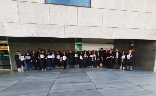 Suspendidos 130 juicios en Almería por la huelga de letrados de la Administración de Justicia