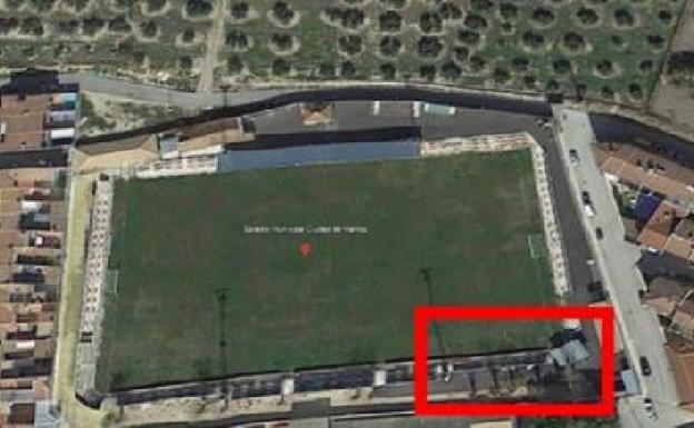 Martos colocará una marquesina para cubrir una nueva grada del campo de fútbol